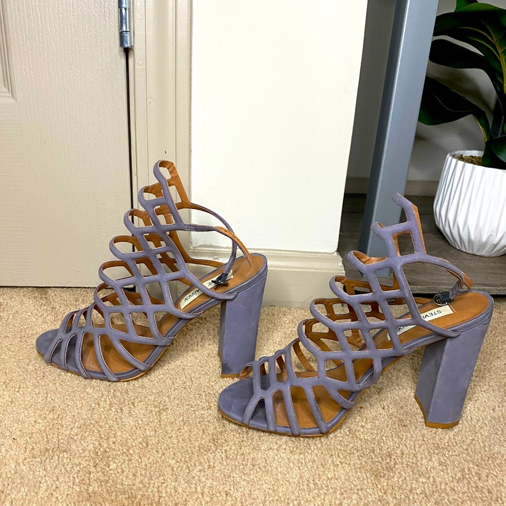 Steve Madden Soft Periwinkle Heels